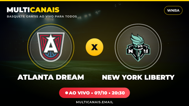 Banner Atlanta Dream x New York Liberty