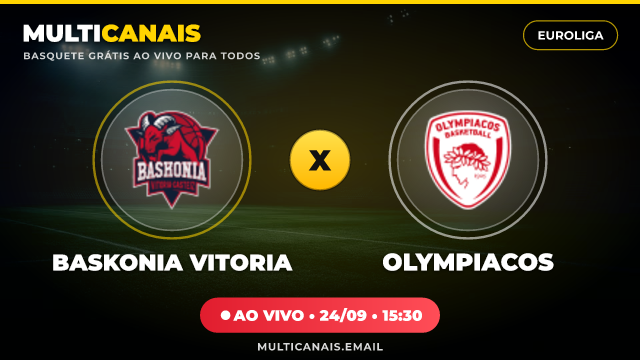 Banner Baskonia Vitoria x Olympiacos