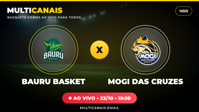 Banner Bauru Basket x Mogi das Cruzes