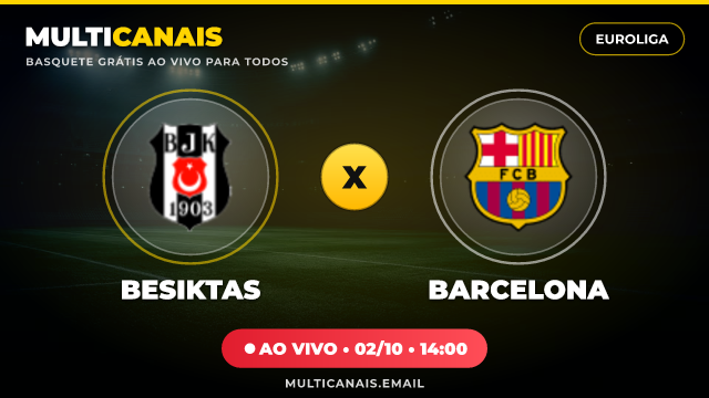 Banner Besiktas x Barcelona