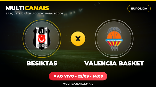 Banner Besiktas x Valencia Basket