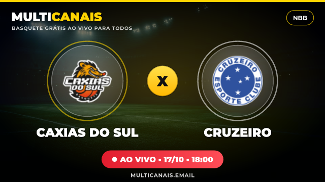 Banner Caxias do Sul x Cruzeiro