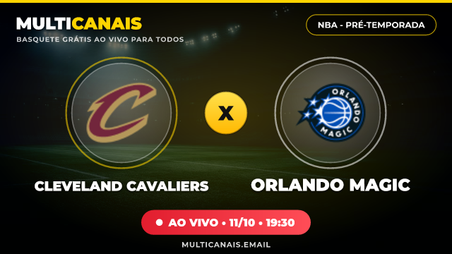 Banner Cleveland Cavaliers x Orlando Magic