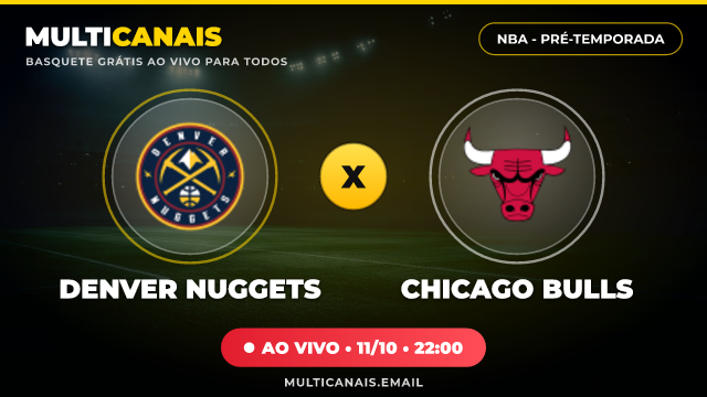 Banner Denver Nuggets x Chicago Bulls