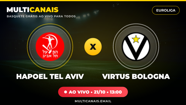 Banner Hapoel Tel Aviv x Virtus Bologna