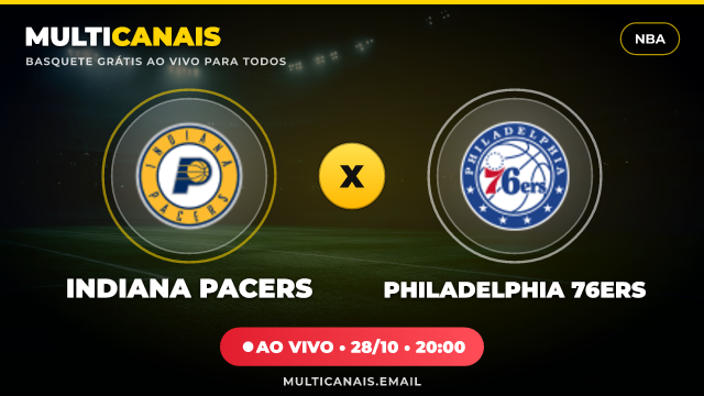 Banner Indiana Pacers x Philadelphia 76ers