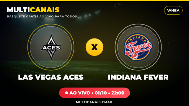 Banner Las Vegas Aces x Indiana Fever