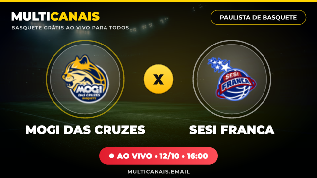 Banner Mogi das Cruzes x Sesi Franca