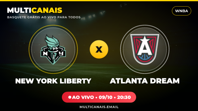 Banner New York Liberty x Atlanta Dream