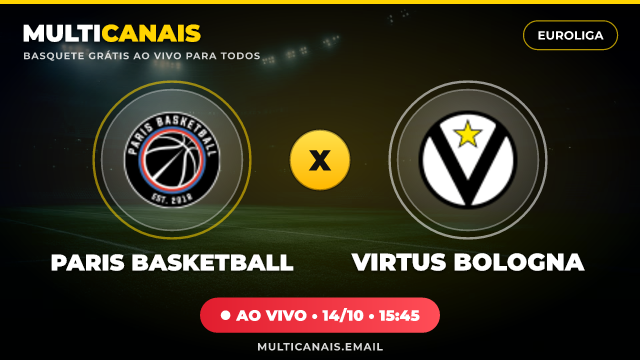 Banner Paris Basketball x Virtus Bologna