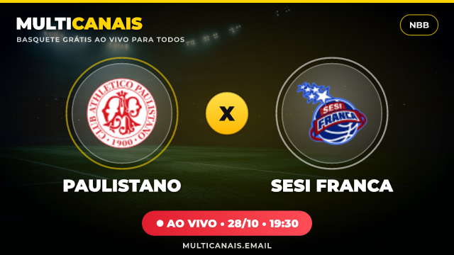 Banner Paulistano x Sesi Franca