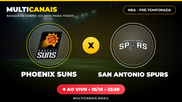 Banner Phoenix Suns x San Antonio Spurs