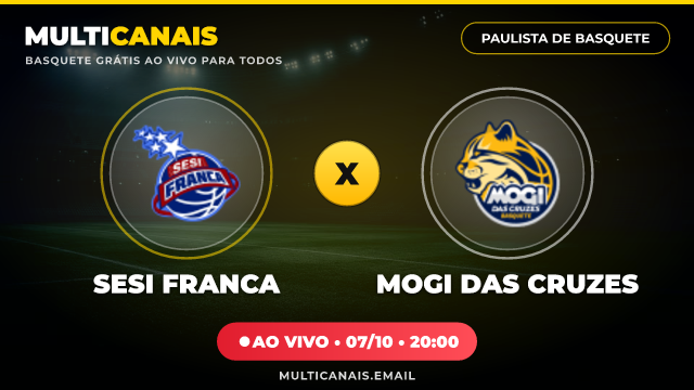 Banner Sesi Franca x Mogi das Cruzes
