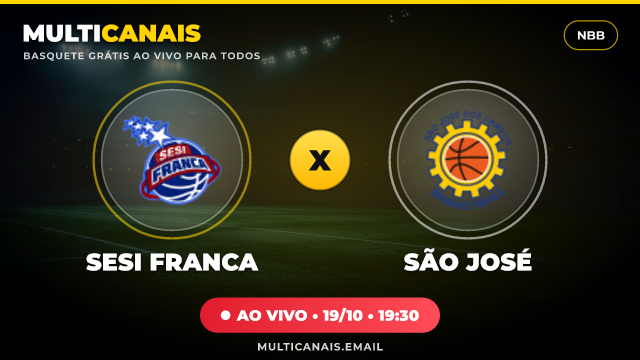 Banner Sesi Franca x São José