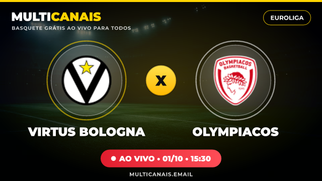 Banner Virtus Bologna x Olympiacos