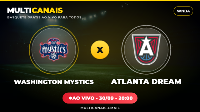 Banner Washington Mystics x Atlanta Dream