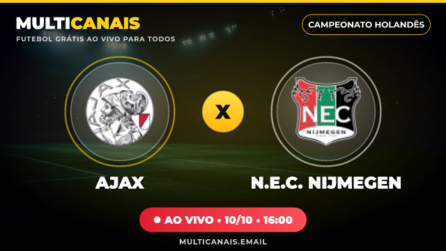 Banner Ajax x N.E.C. Nijmegen