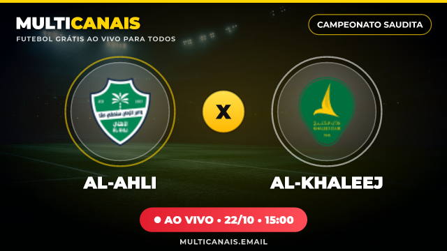 Banner Al-Ahli x Al-Khaleej