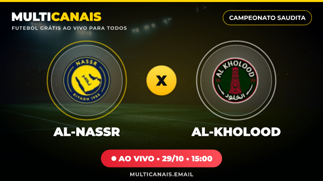 Banner Al-Nassr x Al-Kholood