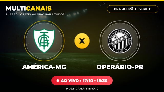 Banner América-MG x Operário-PR