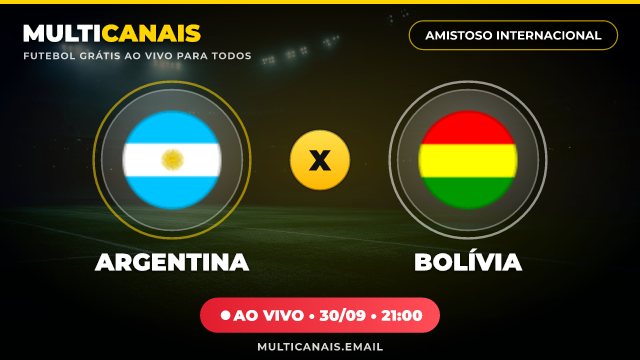 Banner Argentina x Bolívia