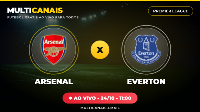 Banner Arsenal x Everton
