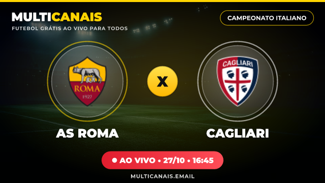 Banner AS Roma x Cagliari