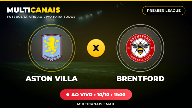 Banner Aston Villa x Brentford