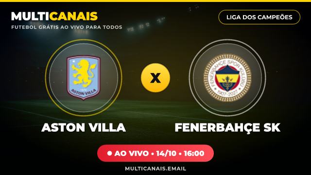 Banner Aston Villa x Fenerbahçe SK