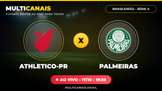 Banner Athletico-PR x Palmeiras