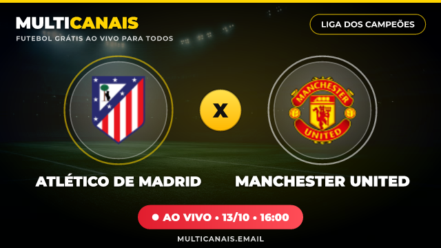 Banner Atlético de Madrid x Manchester United