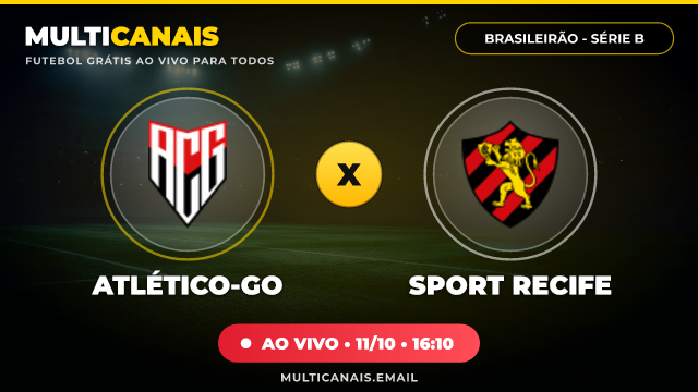 Banner Atlético-GO x Sport Recife