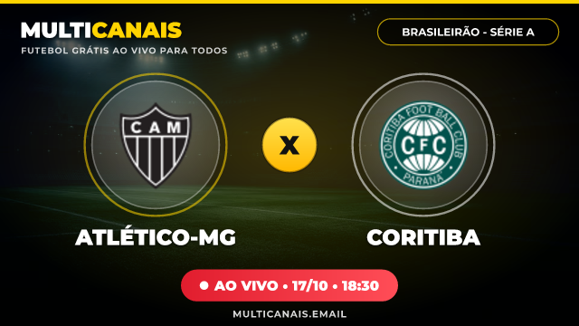 Banner Atlético-MG x Coritiba