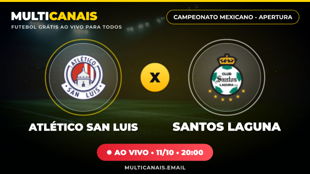 Banner Atlético San Luis x Santos Laguna