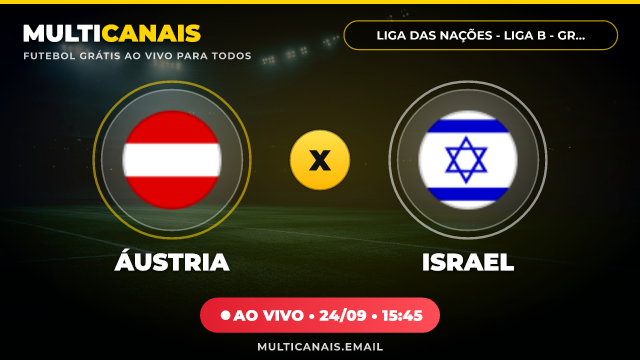 Banner Áustria x Israel
