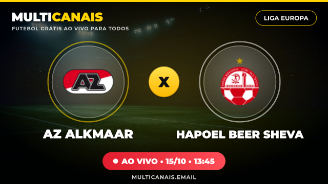 Banner AZ Alkmaar x Hapoel Beer Sheva