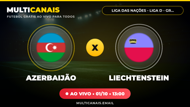 Banner Azerbaijão x Liechtenstein