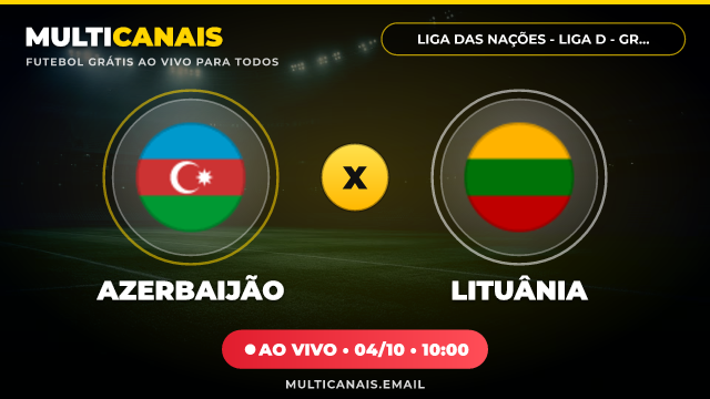 Banner Azerbaijão x Lituânia