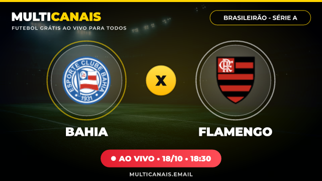Banner Bahia x Flamengo