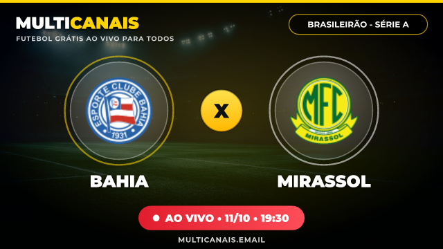 Banner Bahia x Mirassol