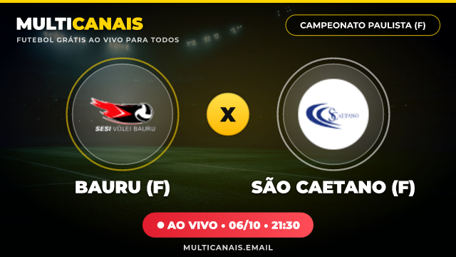 Banner Bauru (F) x São Caetano (F)