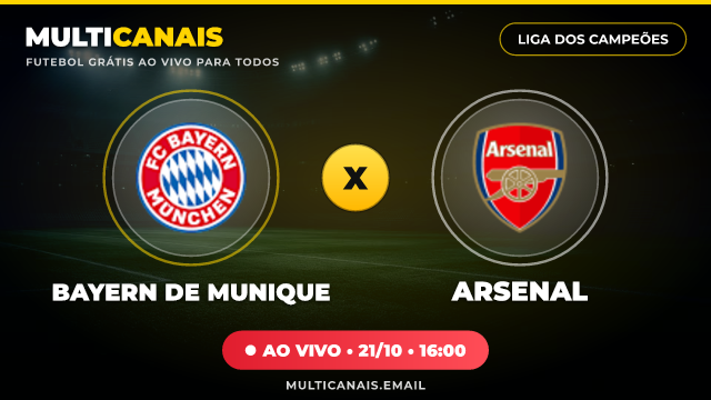 Banner Bayern de Munique x Arsenal