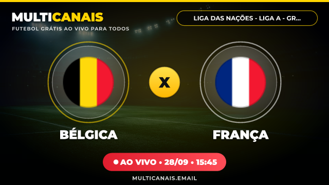 Banner Bélgica x França