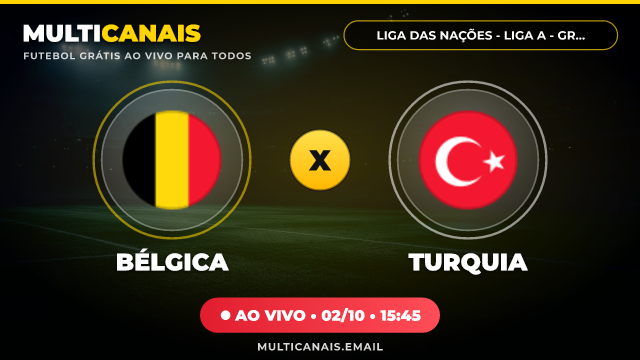 Banner Bélgica x Turquia