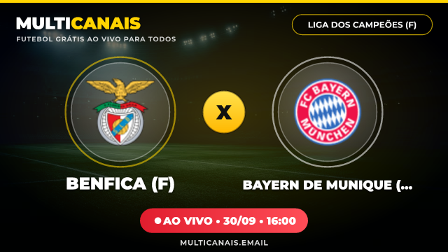 Banner Benfica (F) x Bayern de Munique (F)