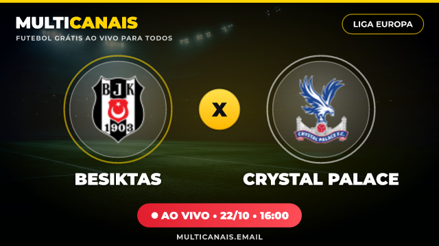 Banner Besiktas x Crystal Palace