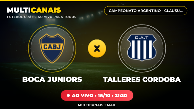 Banner Boca Juniors x Talleres Cordoba