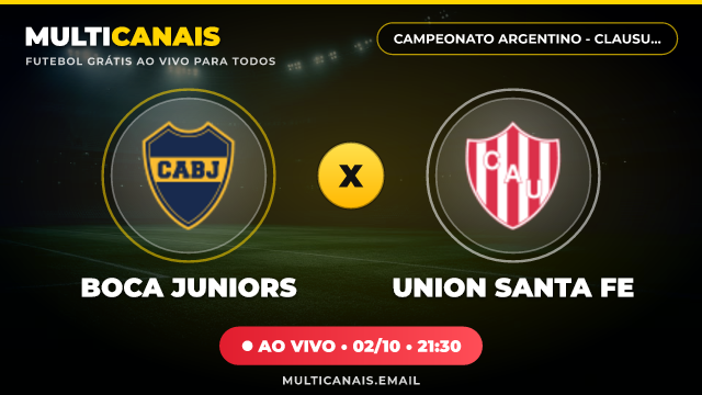 Banner Boca Juniors x Union Santa Fe