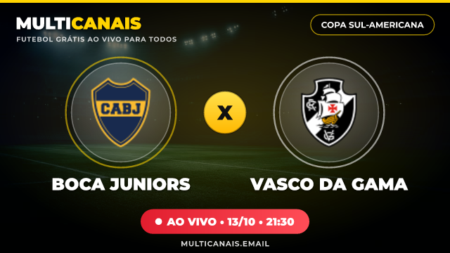 Banner Boca Juniors x Vasco da Gama