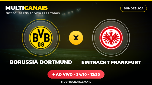 Banner Borussia Dortmund x Eintracht Frankfurt